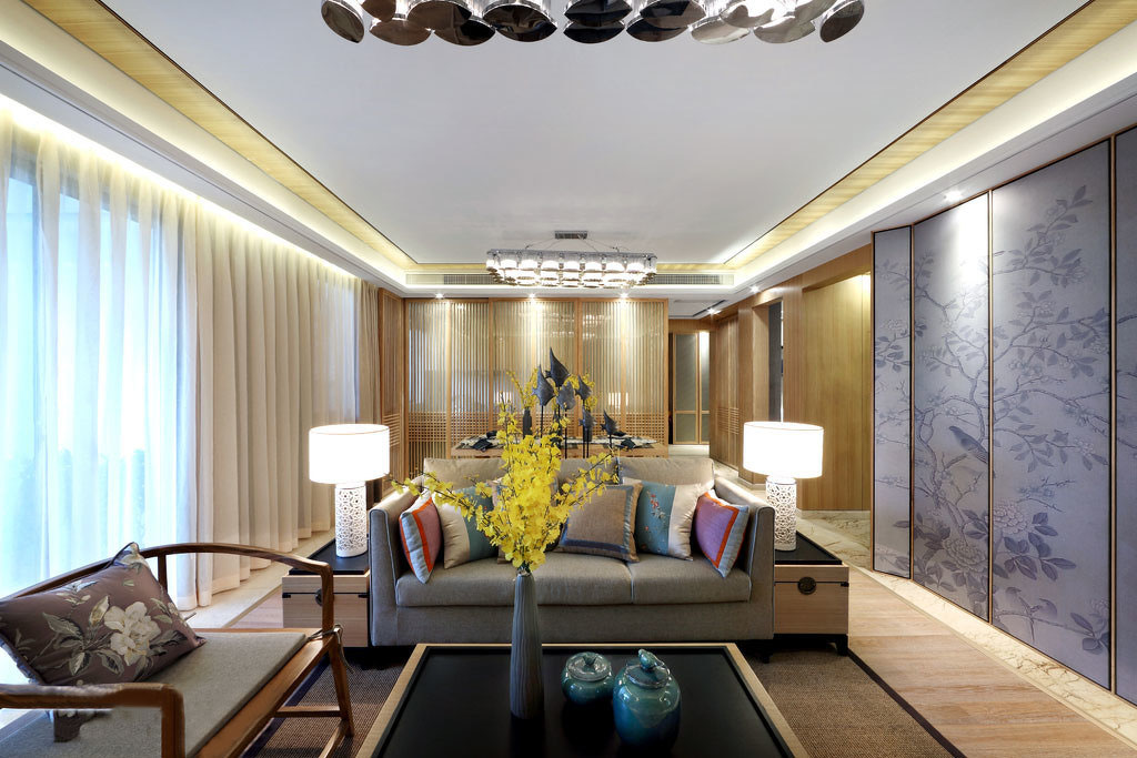 泛海国际 三居室  中式风格 140平米